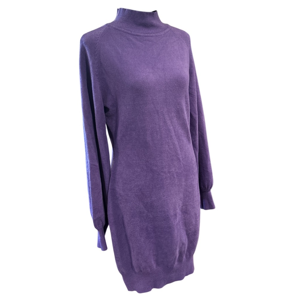 💜NWT! EXLURA! GORGEOUS SWEATER DRESS! SO TRENDY & COMFY! BODYCON! MOCK NECK! - Picture 13 of 16